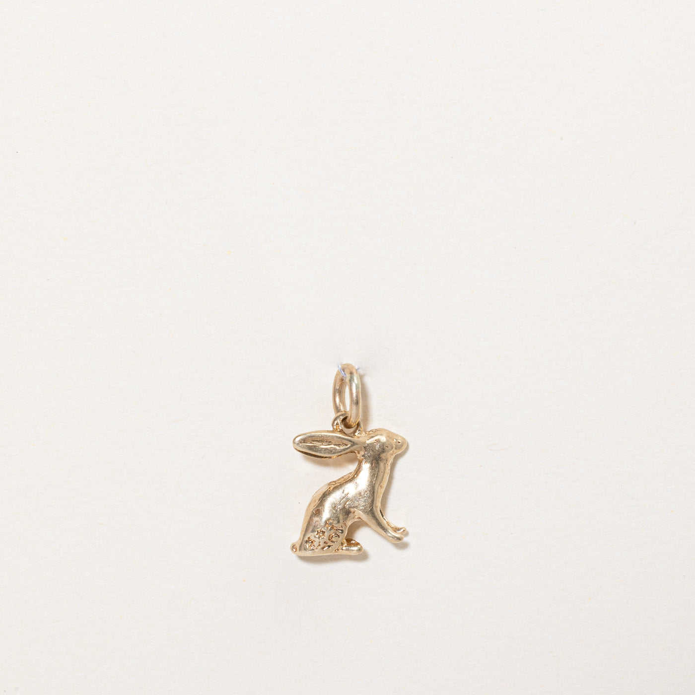 10k Yellow Gold Rabbit Charm