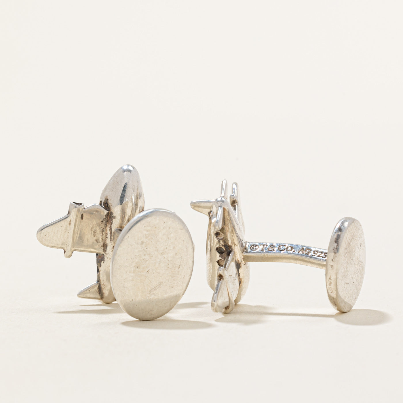 'Tiffany & Co' Airplane Cufflinks