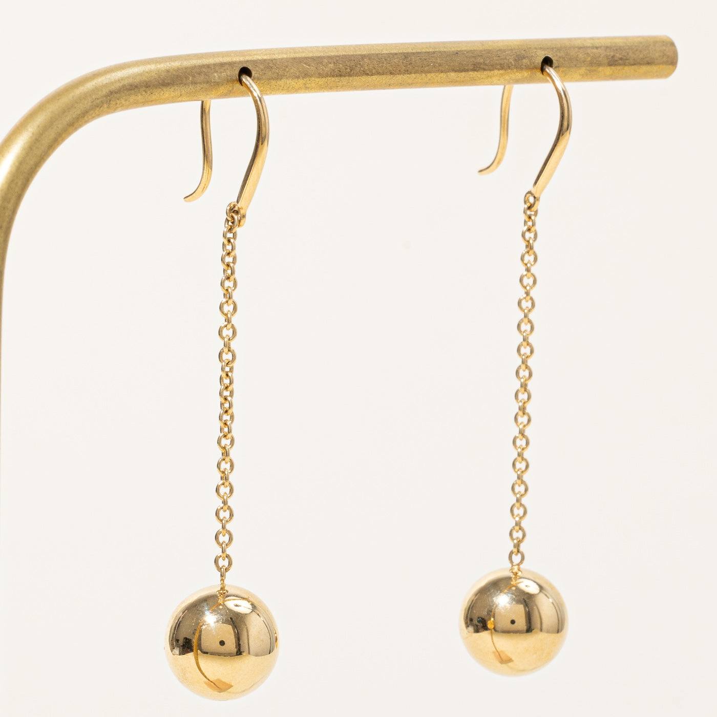 'Tiffany & Co' Drop Sphere Earrings