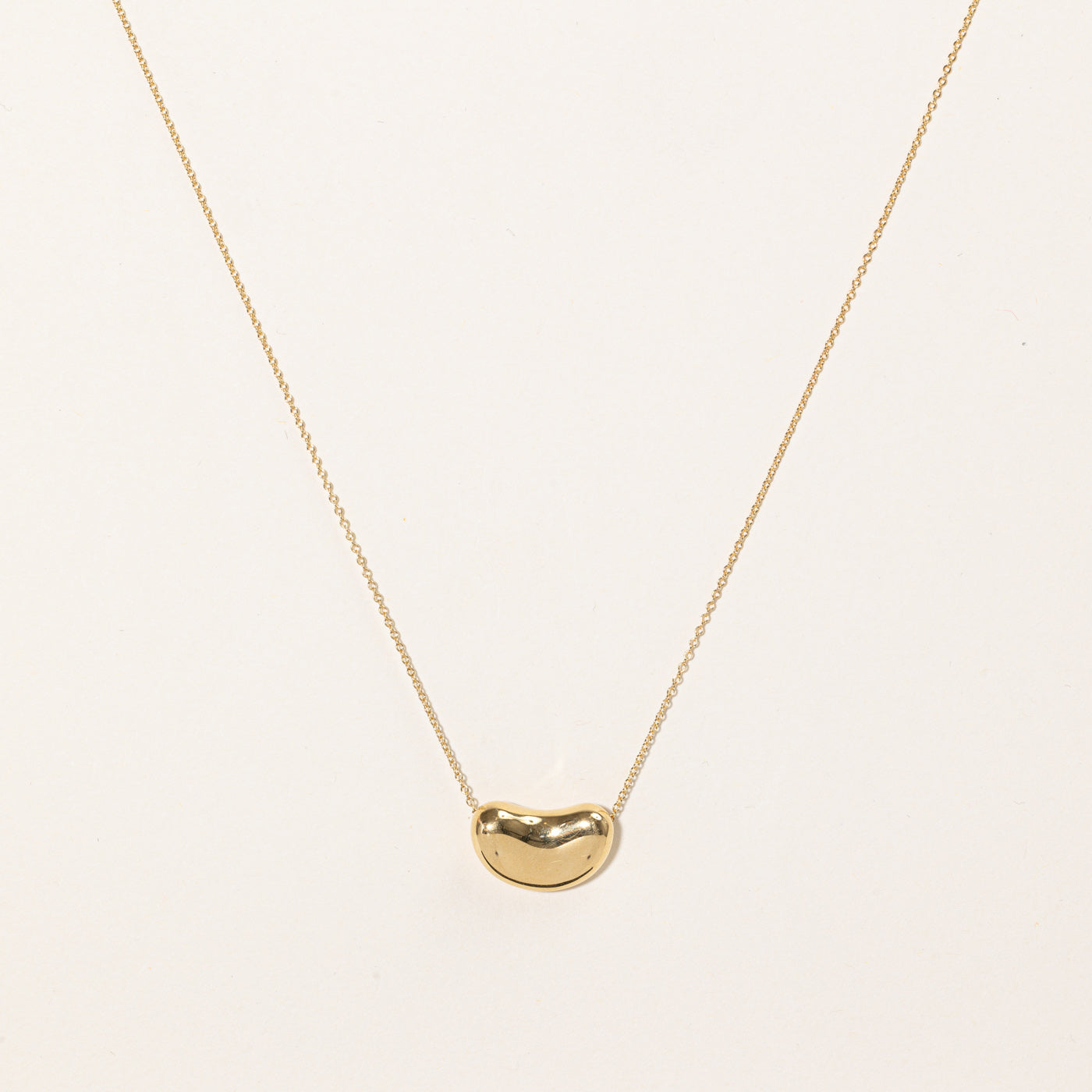 Tiffany & Co' Elsa Peretti Bean Design Pendant | 16" |
