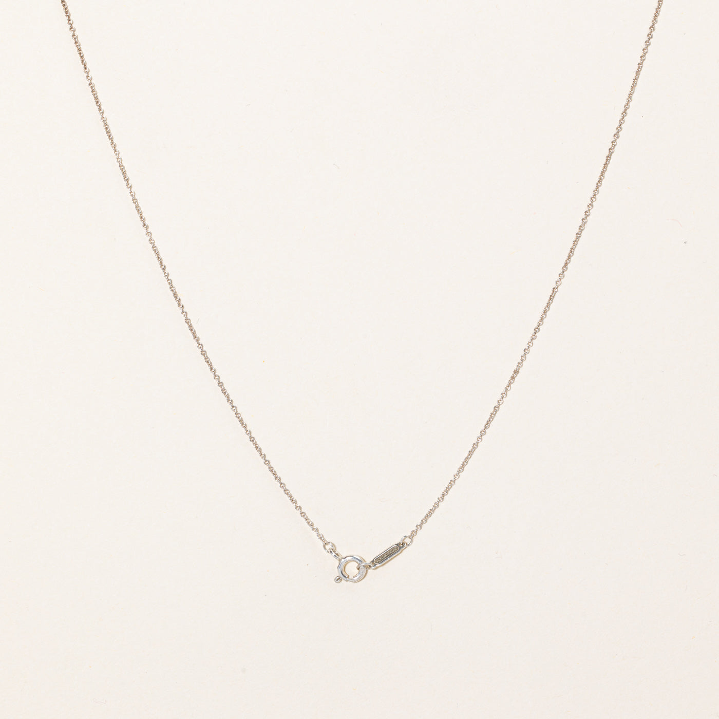 'Tiffany & Co' Tiffany Blue Small Heart Tag Pendant | 16" |