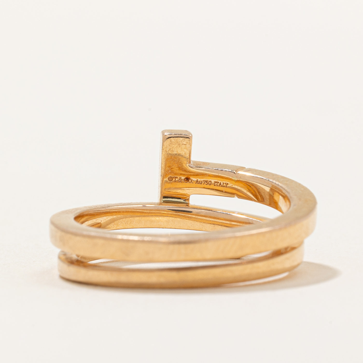 'Tiffany & Co' Tiffany T Square Wrap Ring | 0.10ctw | SZ 7 |
