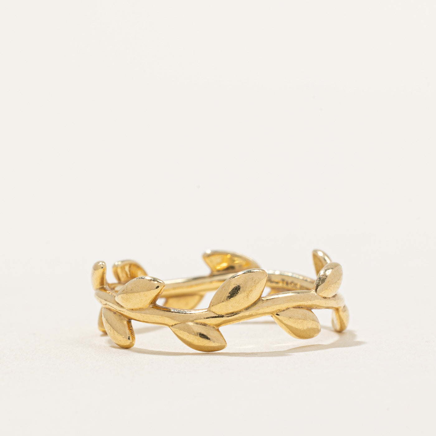 'Tiffany & Co' Paloma Picasso Olive Leaf Band Ring | Narrow | SZ 8 |