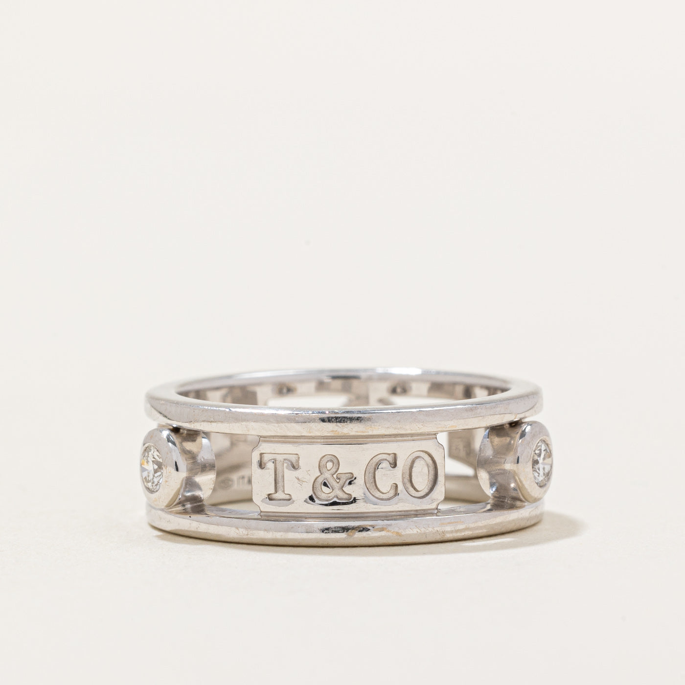 'Tiffany & Co' 1837 Diamond Band Ring | 0.10ctw | SZ 5 |