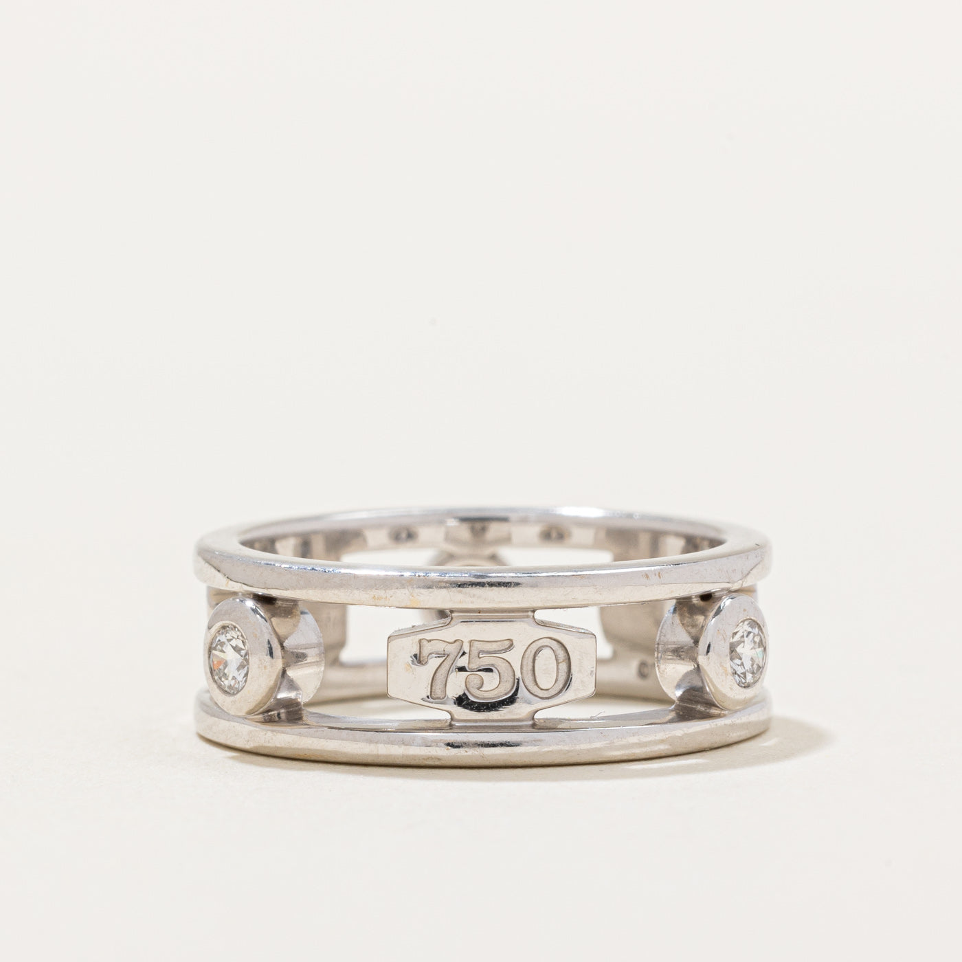 'Tiffany & Co' 1837 Diamond Band Ring | 0.10ctw | SZ 5 |