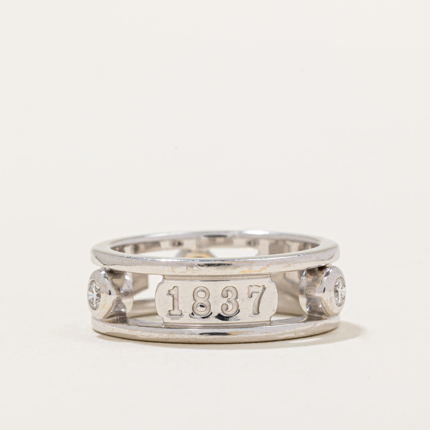 'Tiffany & Co' 1837 Diamond Band Ring | 0.10ctw | SZ 5 |