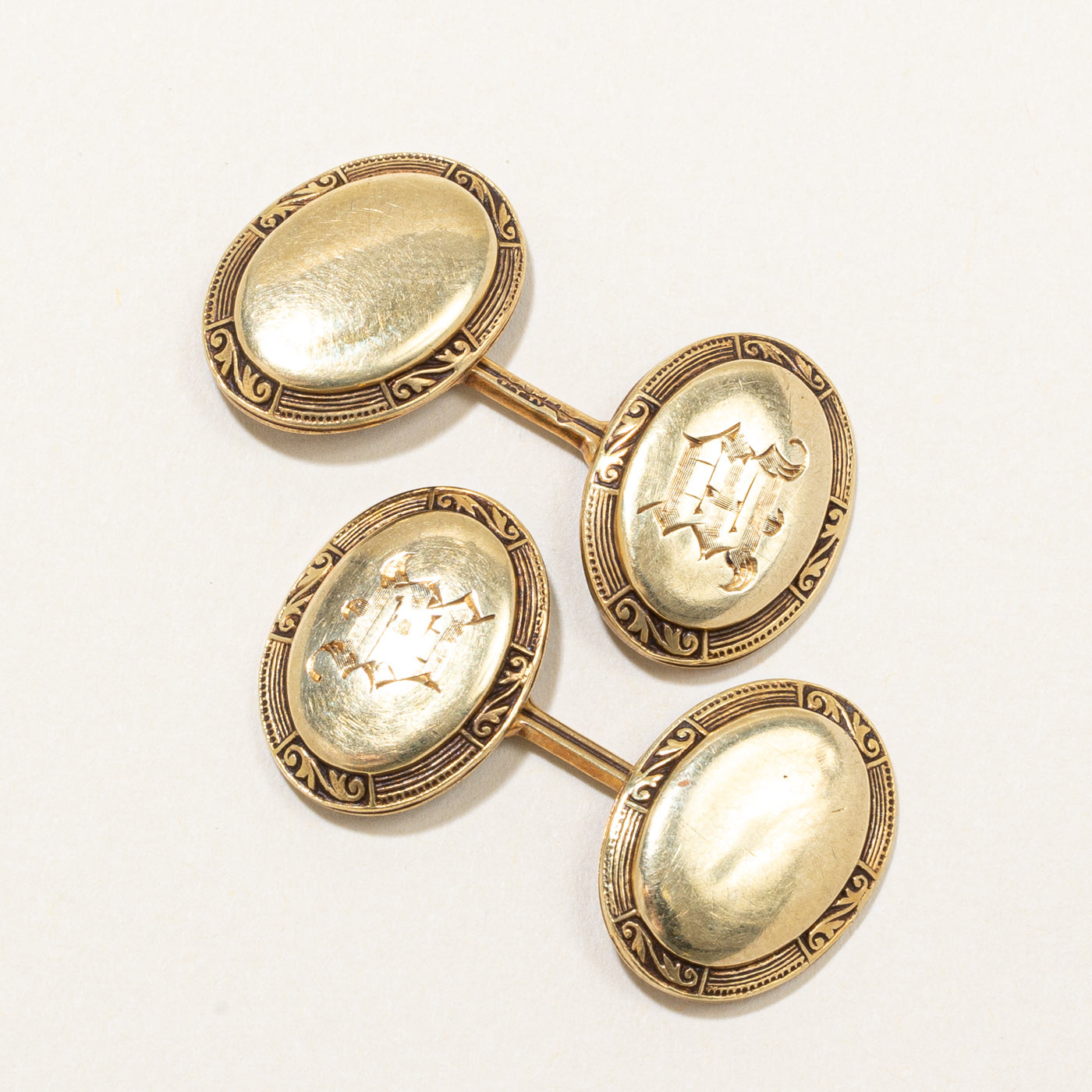 14k Yellow Gold Cufflinks