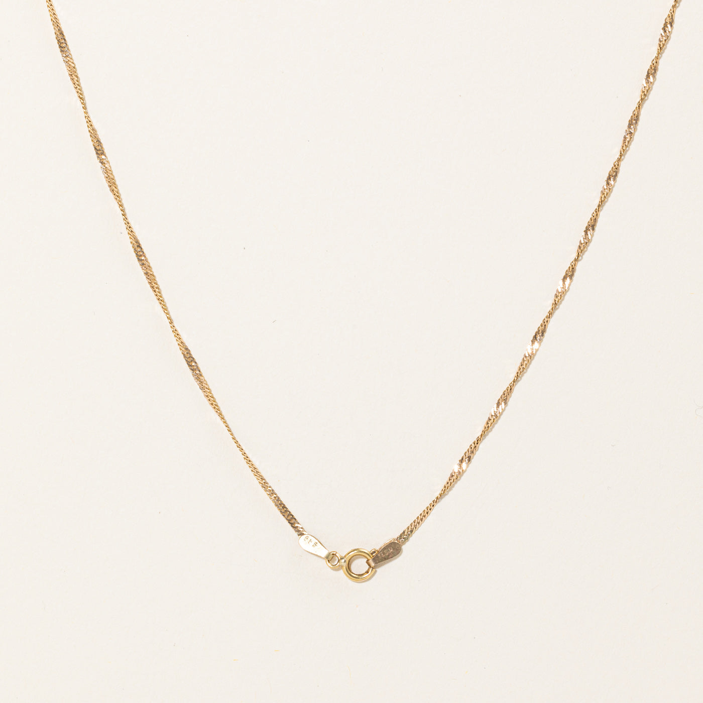 14k Yellow Gold Rope Chain | 18" |