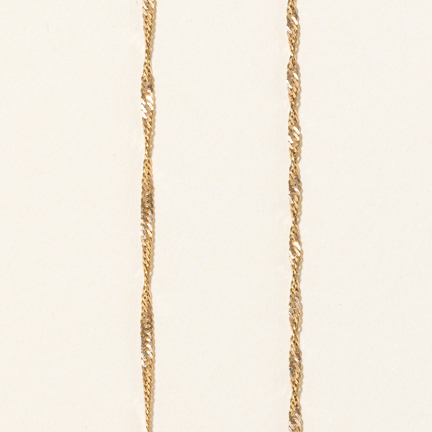 14k Yellow Gold Rope Chain | 18" |