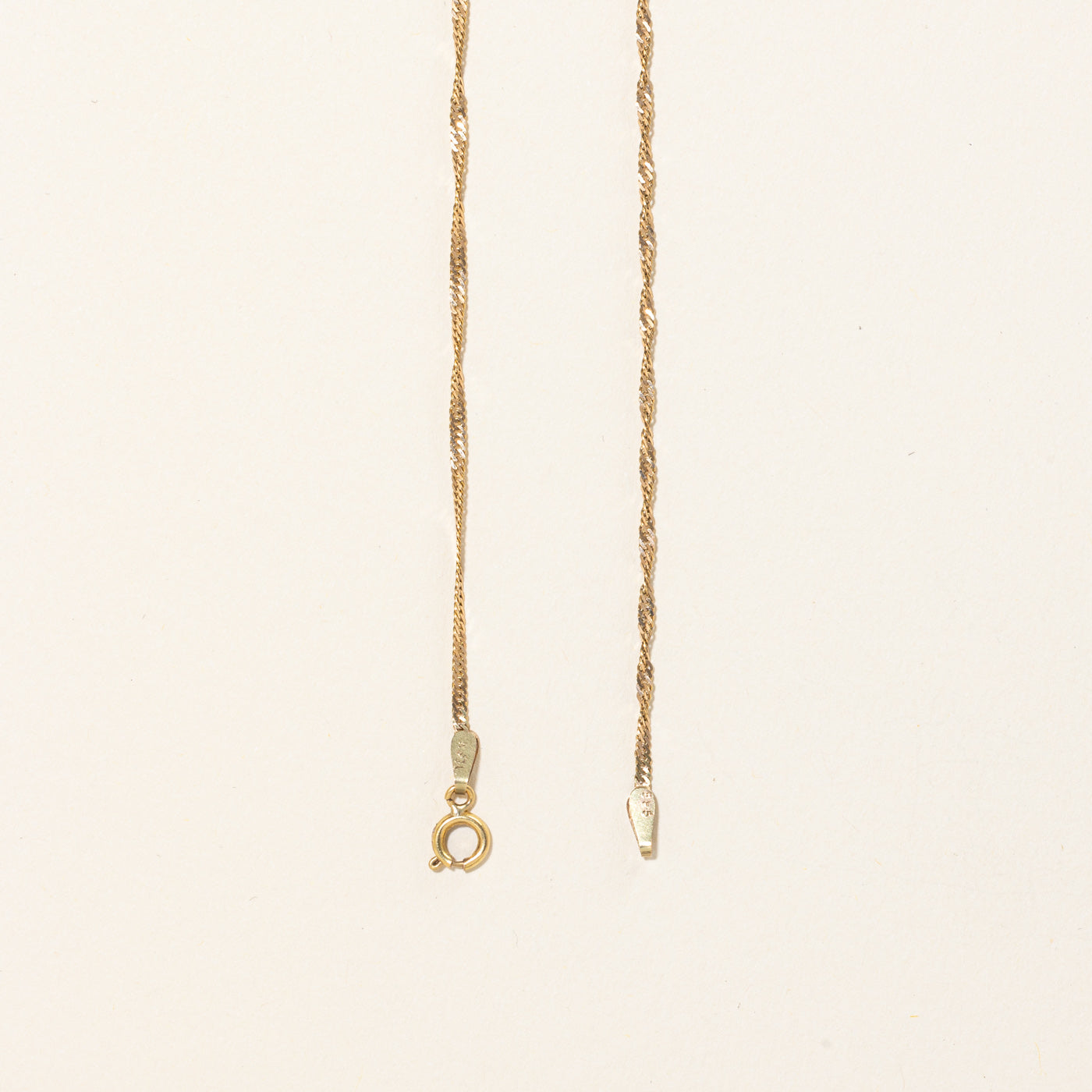 14k Yellow Gold Rope Chain | 18" |