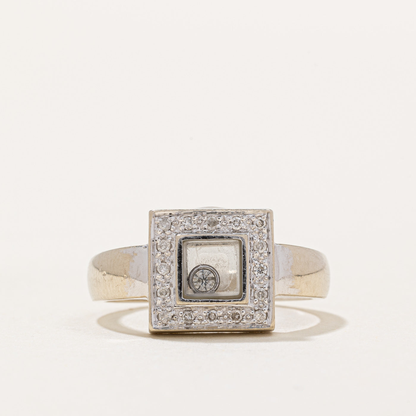 Floating Diamond Ring | 0.10ctw | SZ 6.25 |