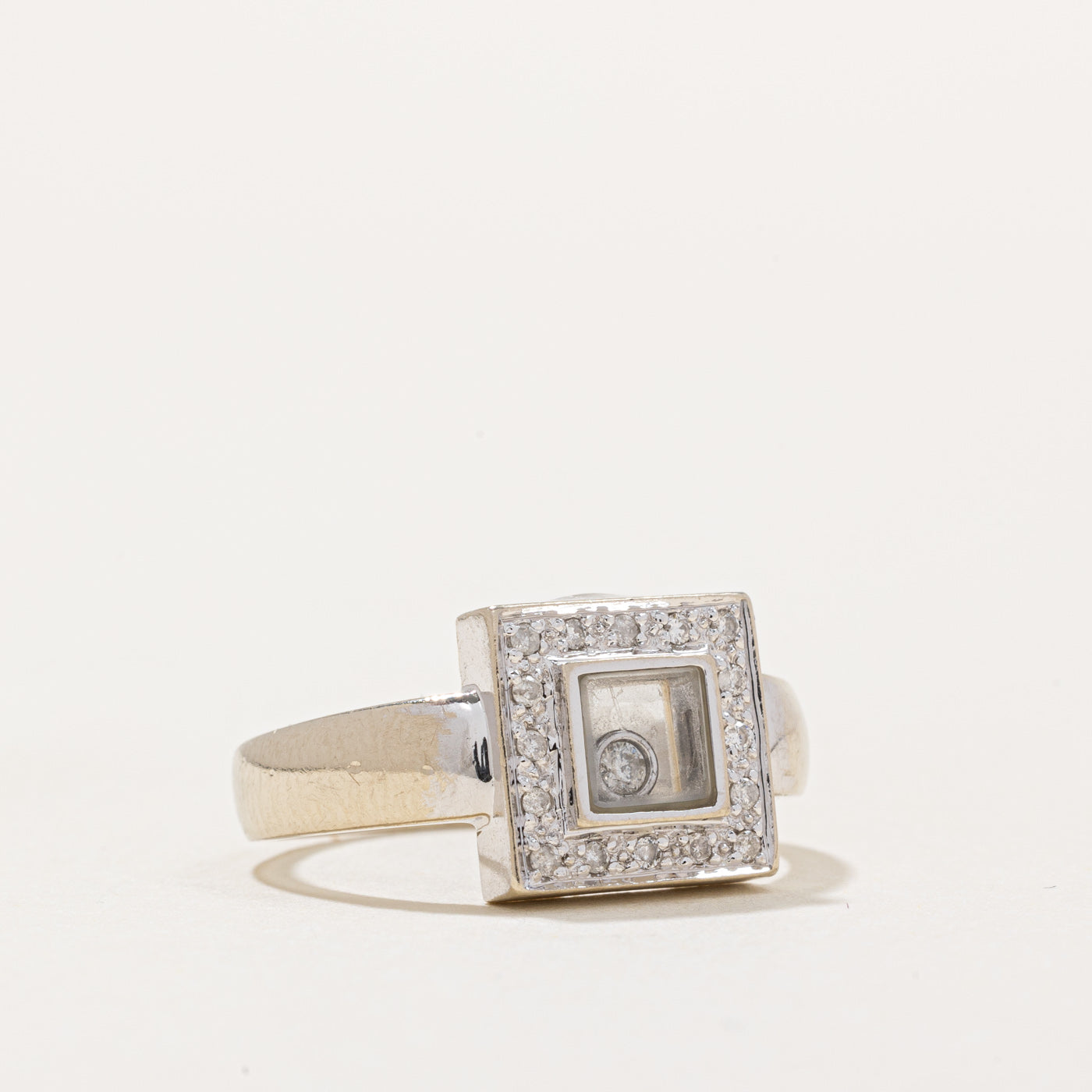 Floating Diamond Ring | 0.10ctw | SZ 6.25 |