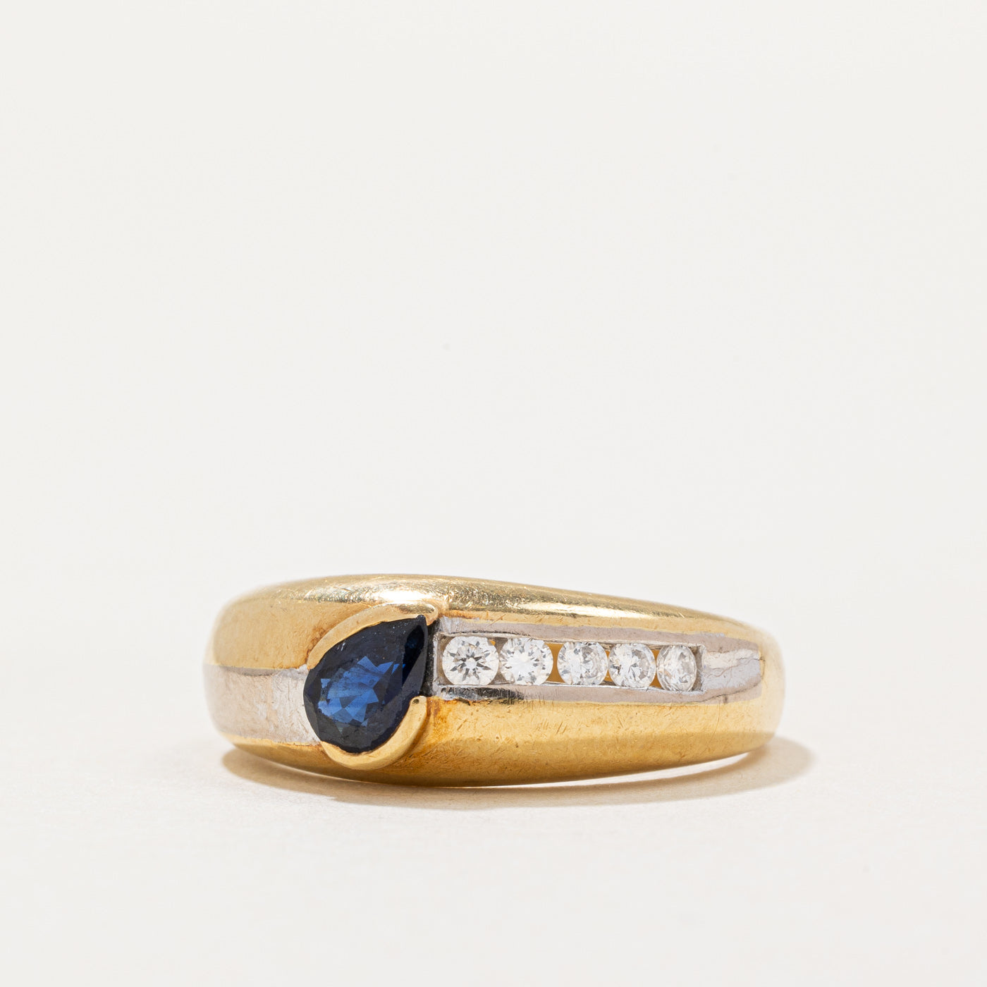 Sapphire & Diamond Cocktail Ring | 0.60ct, 0.15ctw | SZ 6.75 |