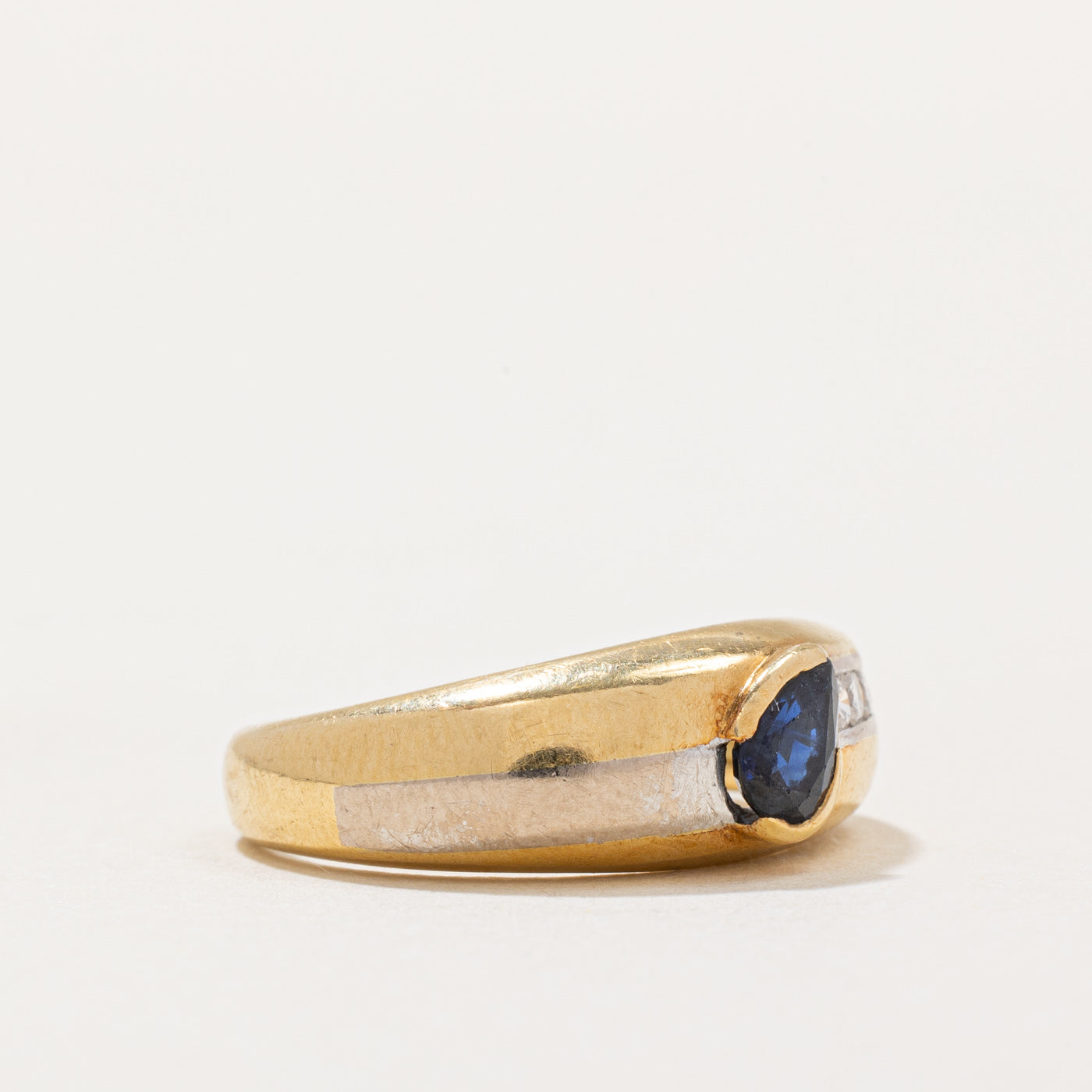 Sapphire & Diamond Cocktail Ring | 0.60ct, 0.15ctw | SZ 6.75 |