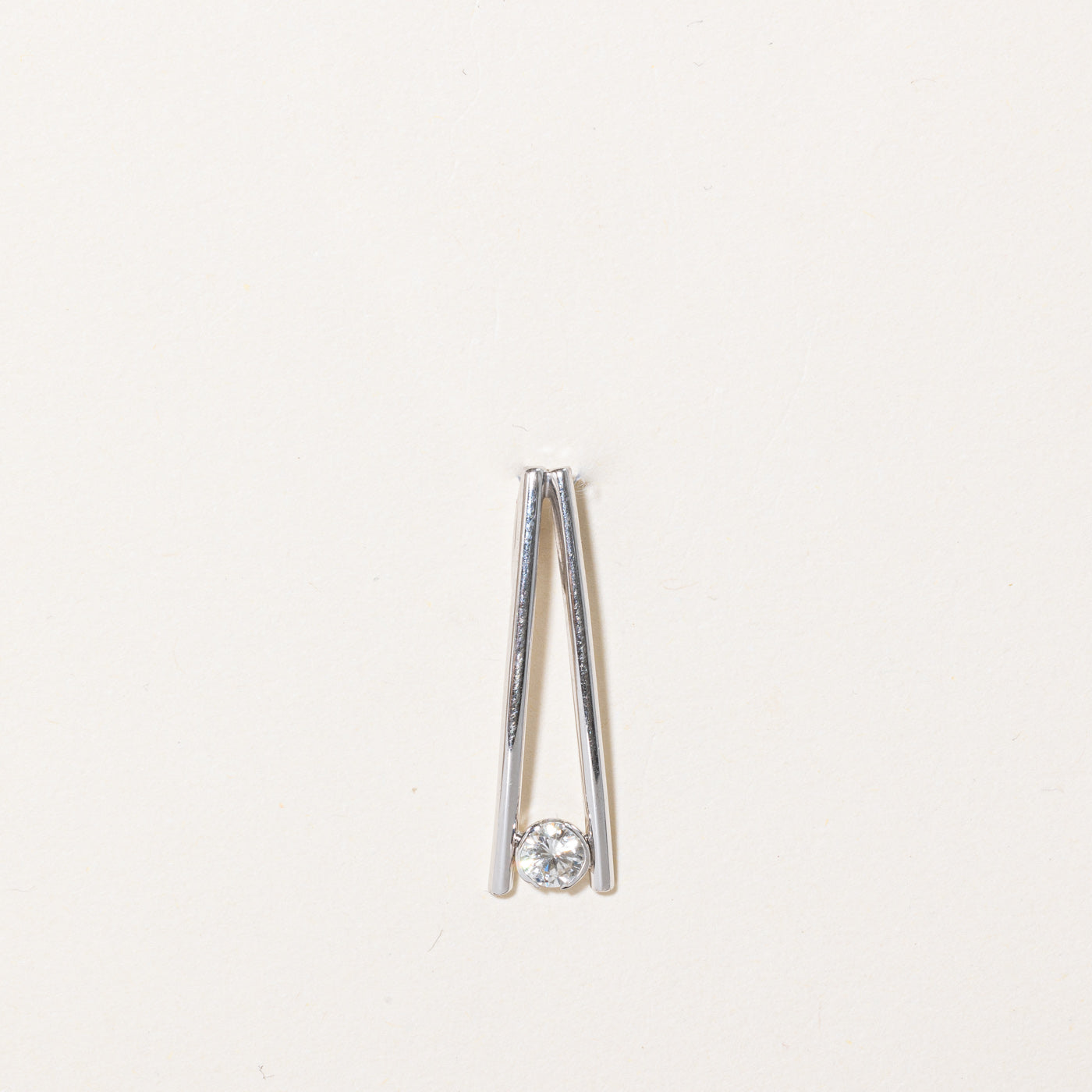 Bezel Set Diamond Pendant | 0.19ct |
