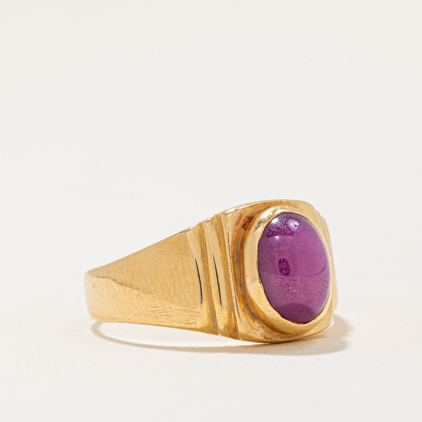 Synthetic Pink Sapphire Cocktail Ring | 0.60ct | SZ 7.5 |