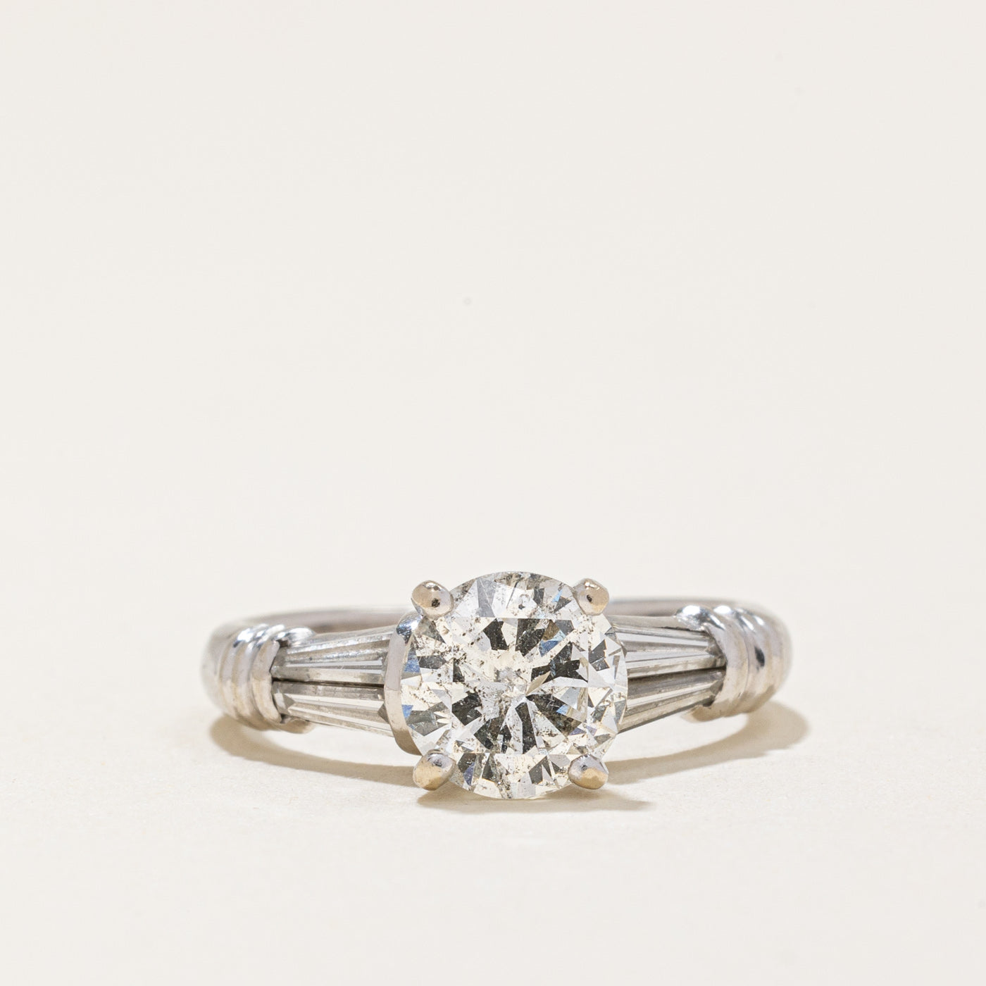 Diamond Engagement Ring | 1.35ctw I1 H/I | SZ 4 |