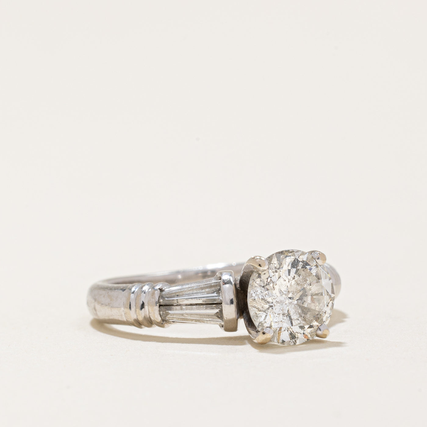 Diamond Engagement Ring | 1.35ctw I1 H/I | SZ 4 |