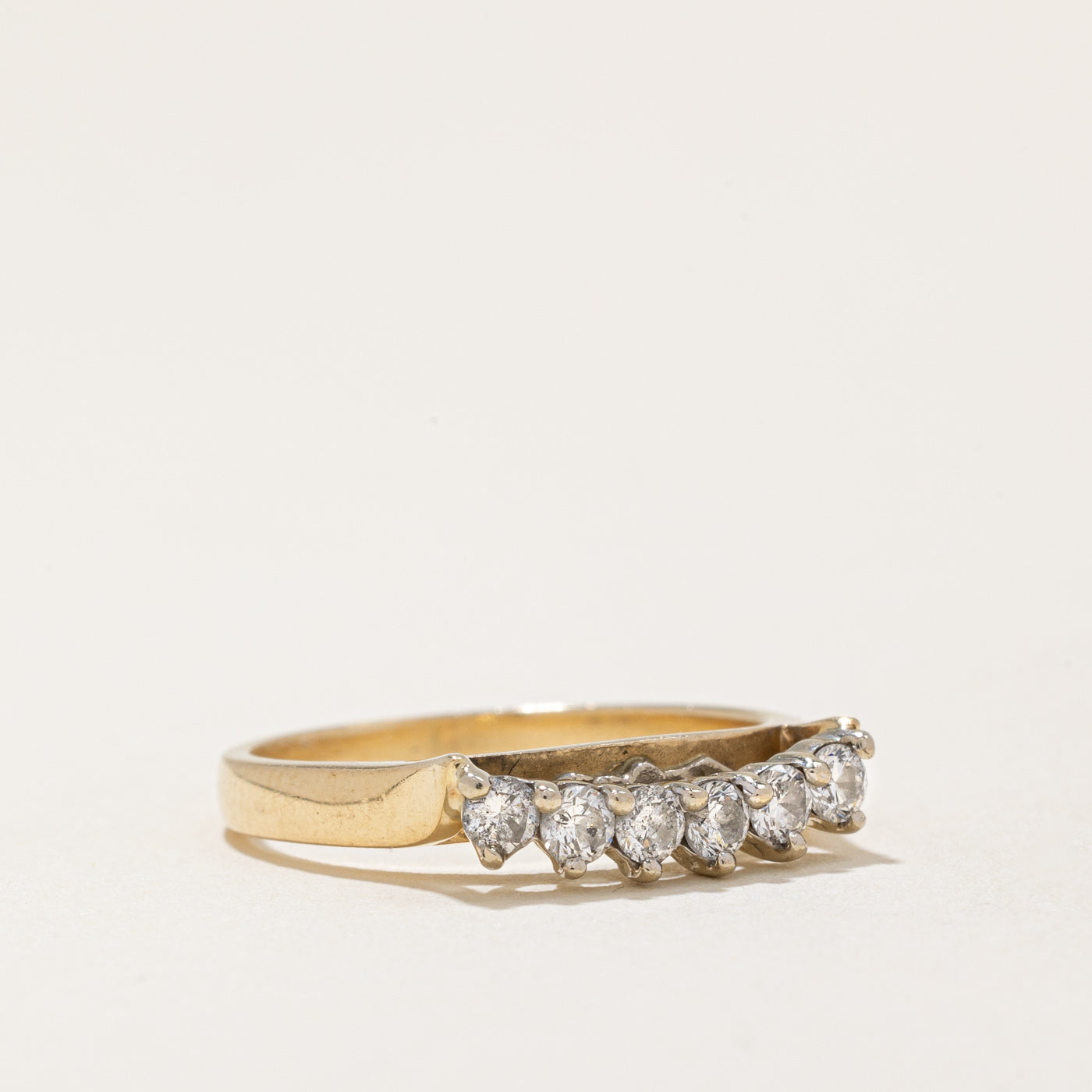 Bague contour en diamant | 0,24 ct | Taille 6,25 |