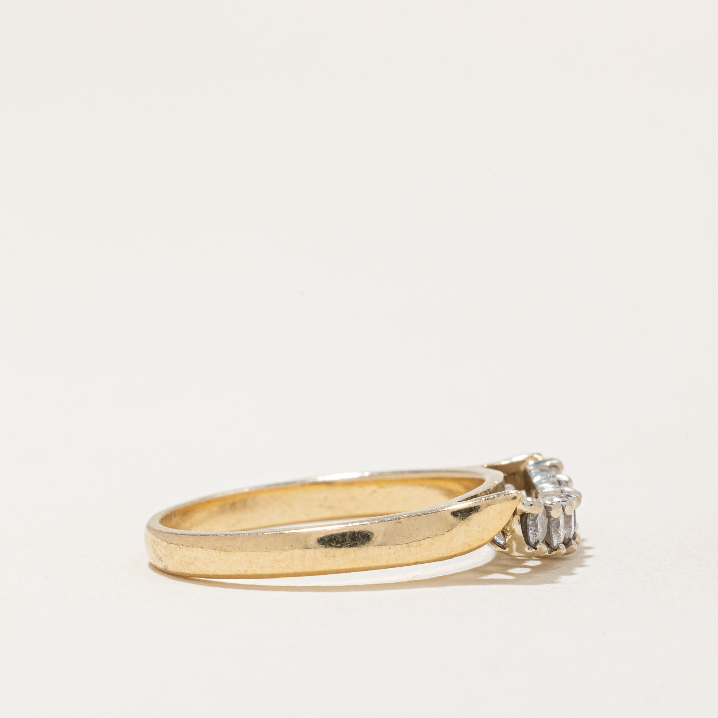 Bague contour en diamant | 0,24 ct | Taille 6,25 |