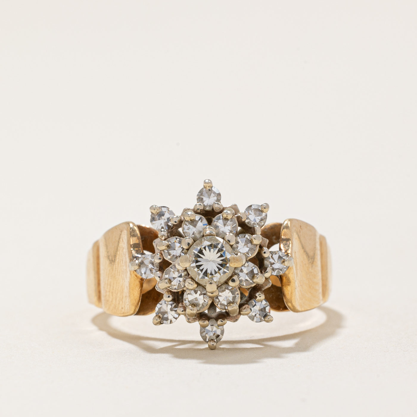 Diamond Cocktail Ring | 0.53ctw | SZ 6.75 |