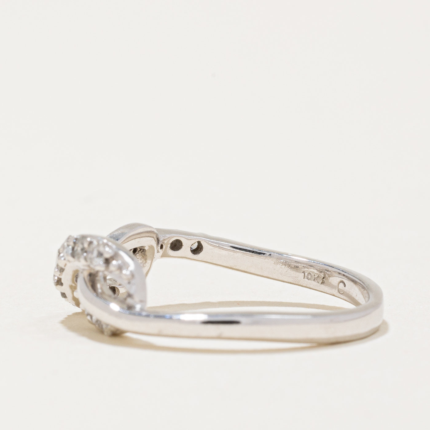Diamond Knot Ring | 0.18ctw | SZ 4.5 |