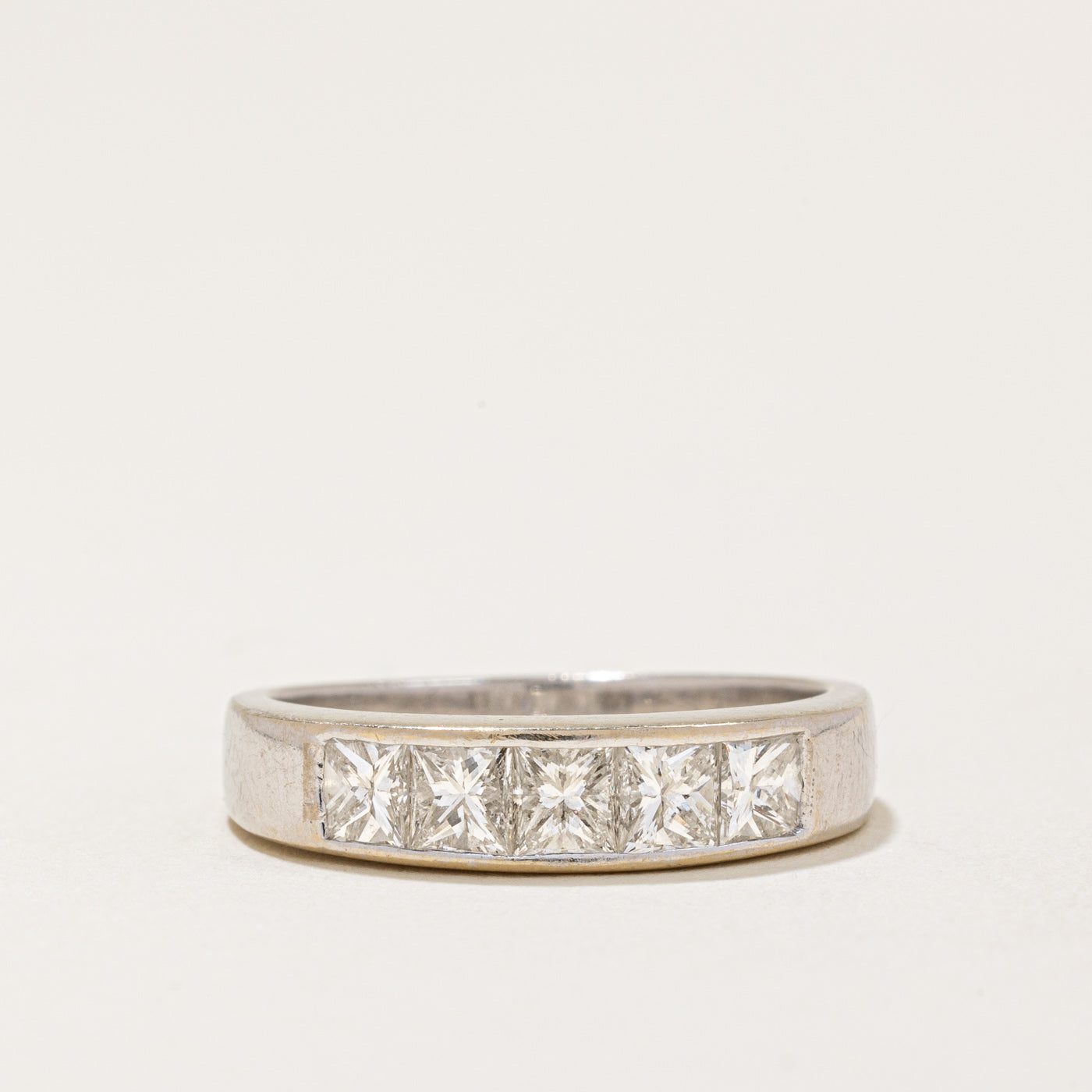 Princess Cut Diamond Band | 1.20ctw | SZ 7.75 |