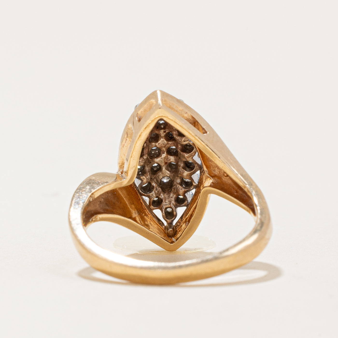 Diamond Cluster Cocktail Ring | 0.22ctw | SZ 4 |