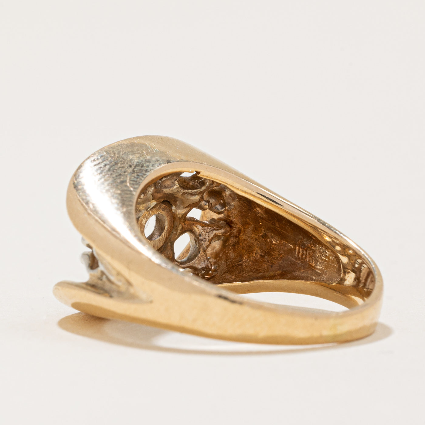 Webbed Diamond Cocktail Ring | 0.69ct | SZ 6.75 |
