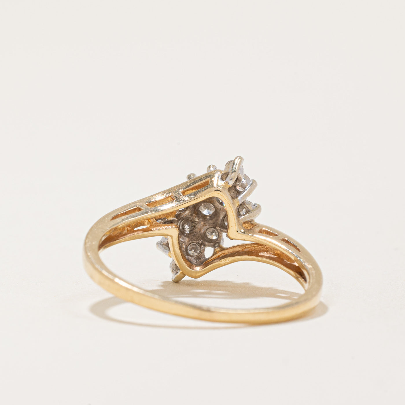 Diamond Waterfall Ring | 0.45ctw | SZ 7.75 |