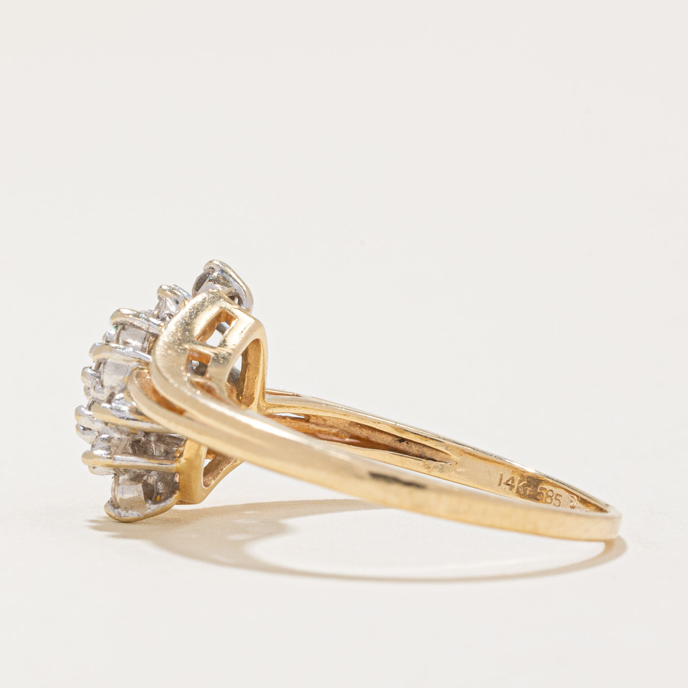 Diamond Waterfall Ring | 0.45ctw | SZ 7.75 |