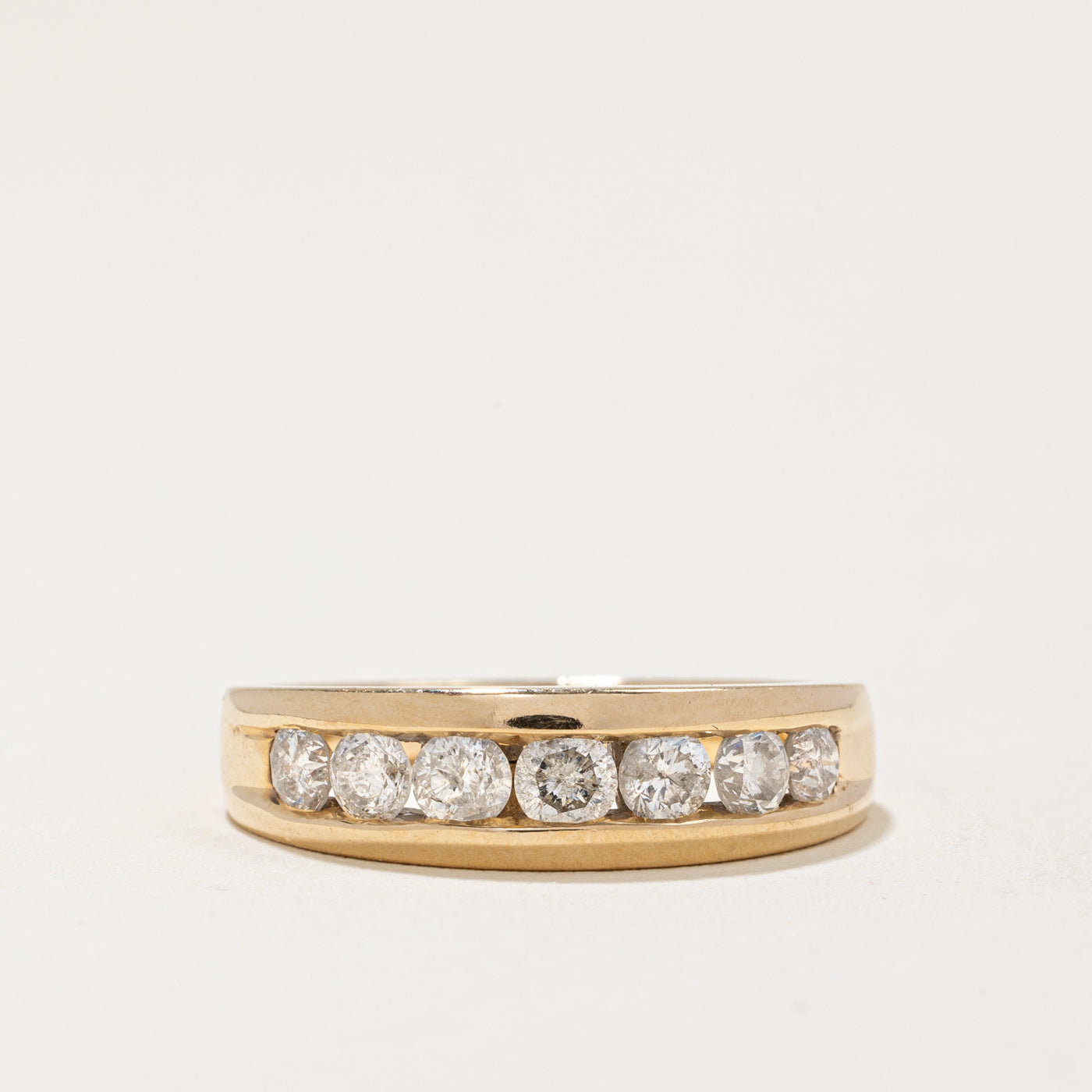 Channel Set Diamond Band | 0.56ctw | SZ 6.5 |