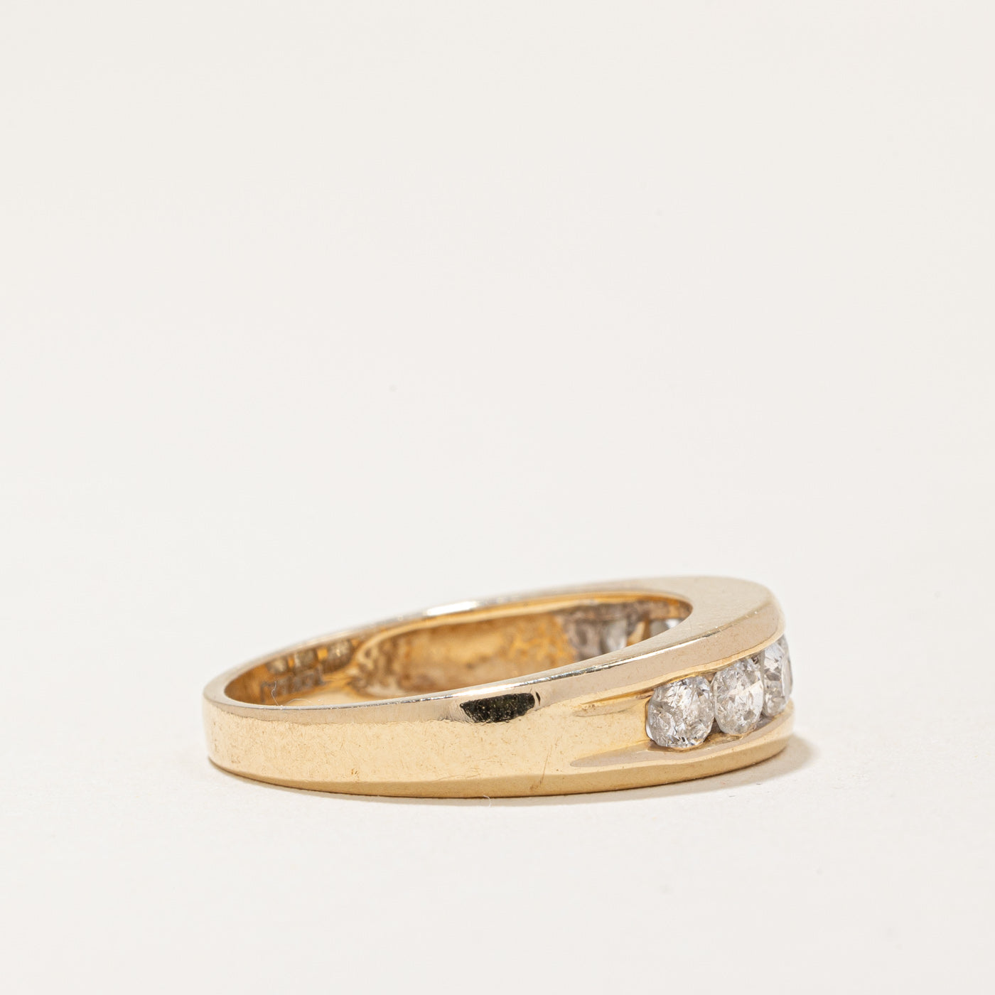 Channel Set Diamond Band | 0.56ctw | SZ 6.5 |