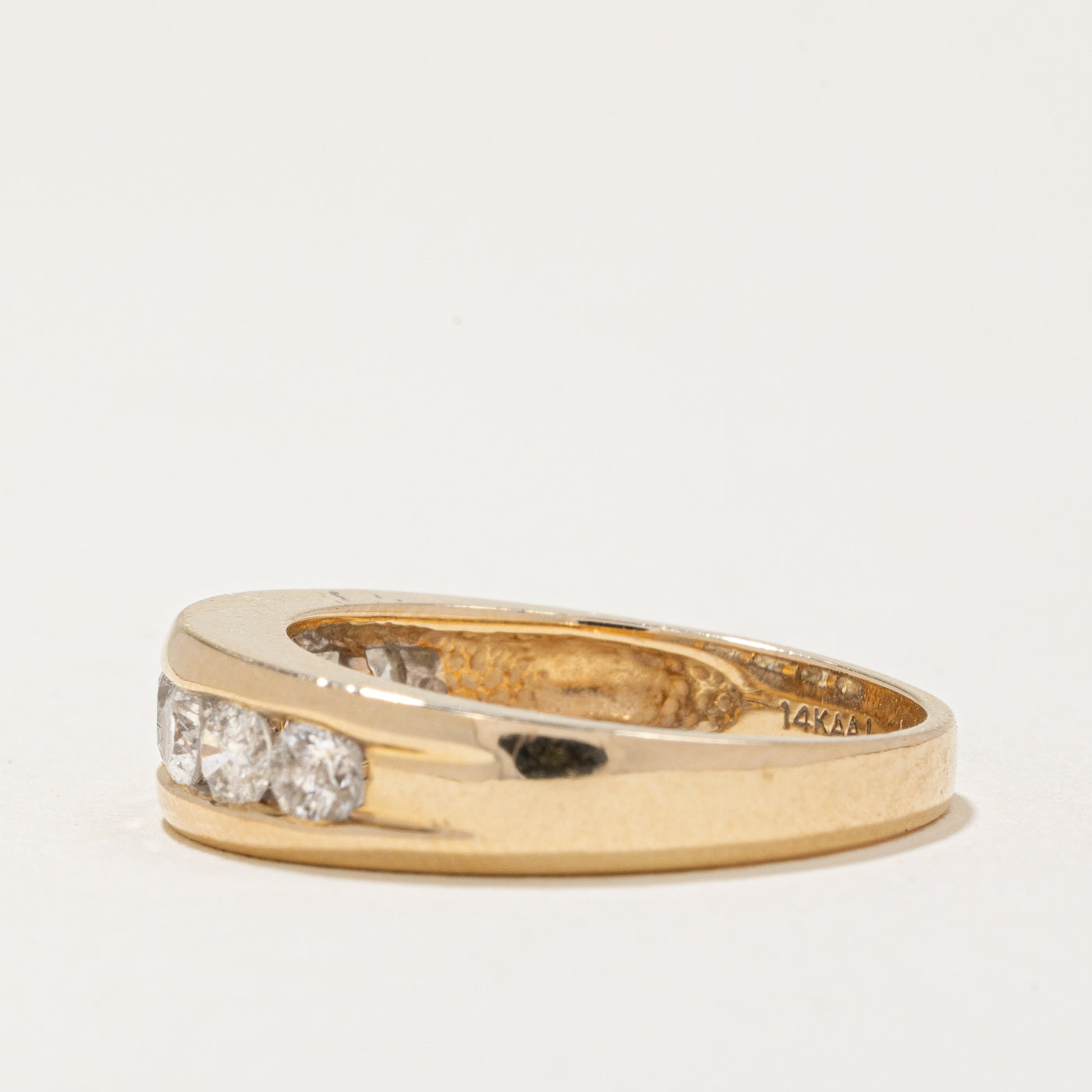 Channel Set Diamond Band | 0.56ctw | SZ 6.5 |