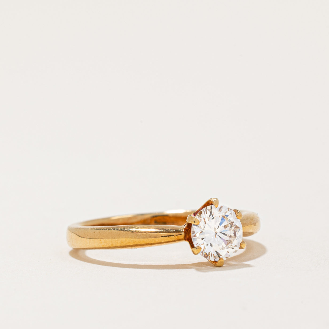 Bague de fiançailles en diamant | 0,55 ct VVS2 F | Taille 5 |