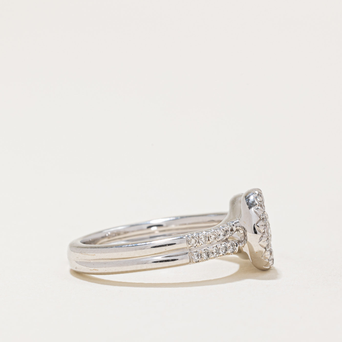 Bague nœud en diamant | 0,72 ct | Taille 5 |