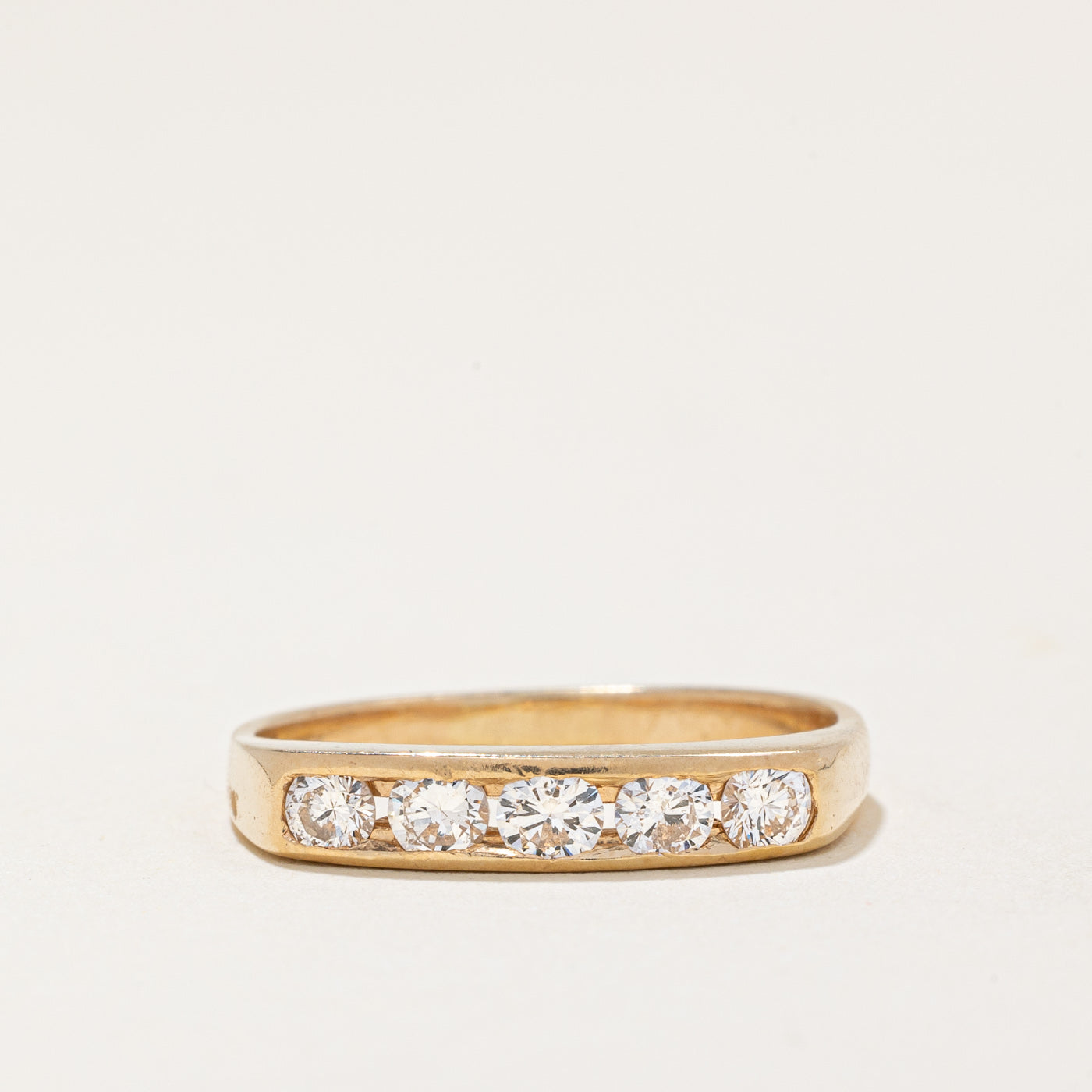 Channel Set Diamond Ring | 0.45ctw | SZ 7.25 |
