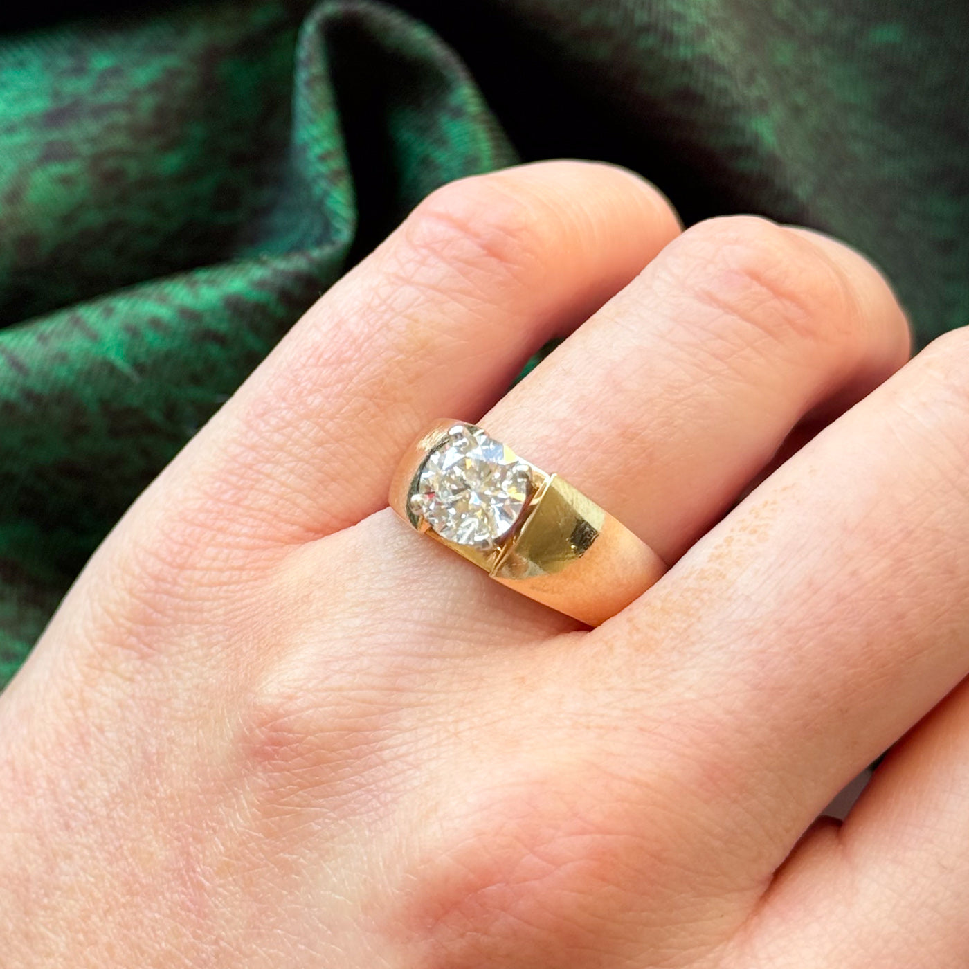 Diamond Engagement Ring | 1.54ct I1 D | SZ 8.75 |