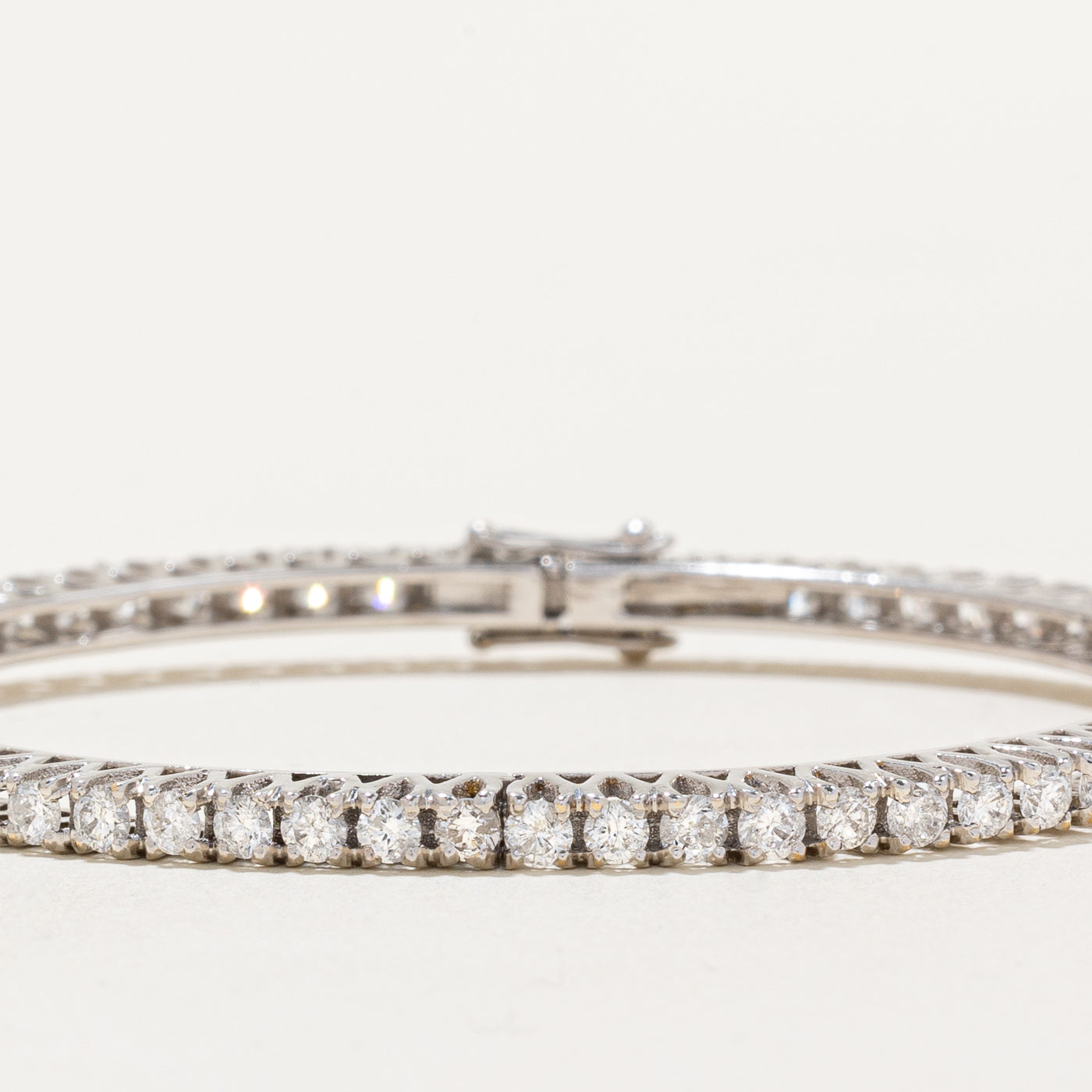 Diamond Bangle Bracelet | 5.60ctw I1/I2 G/H | 8" |
