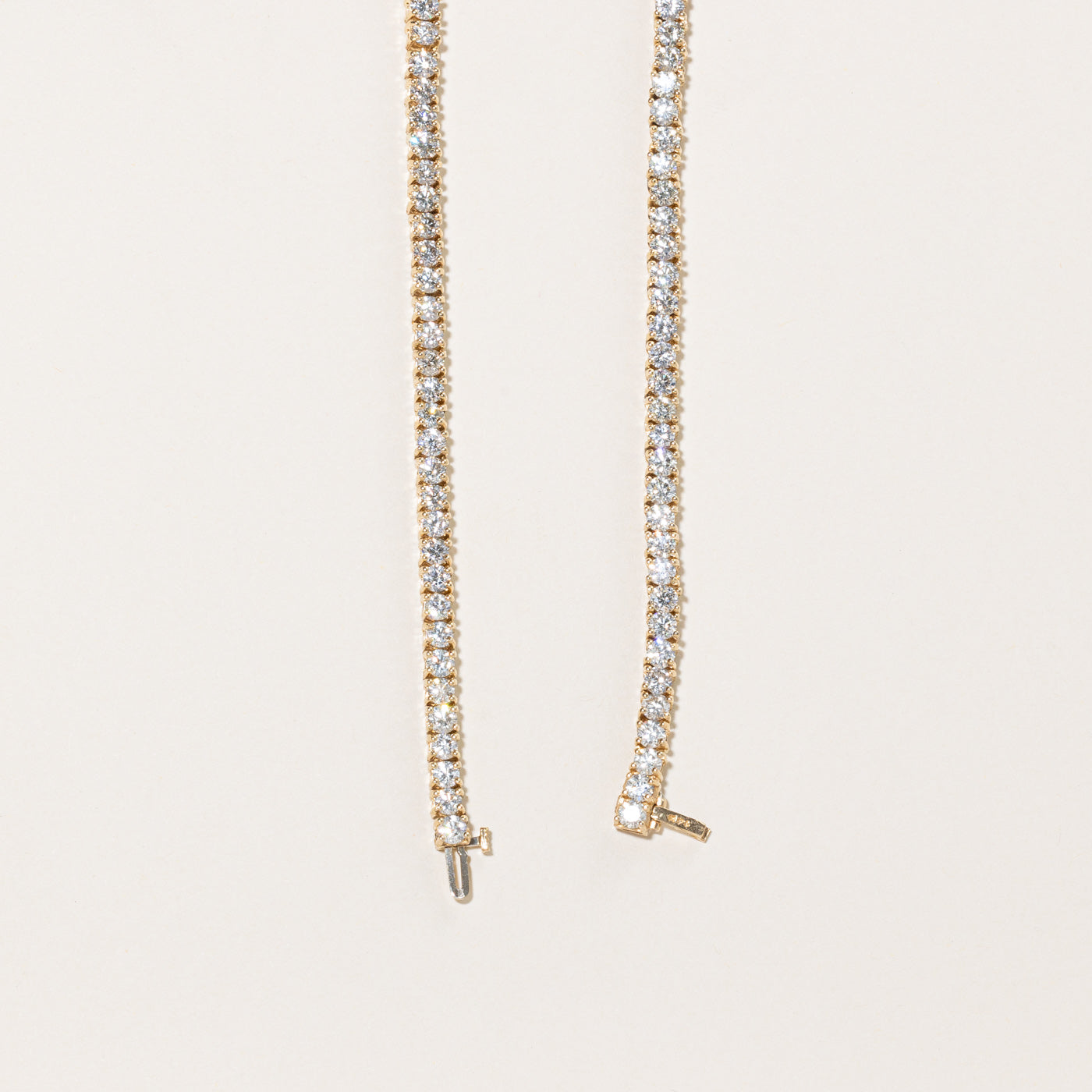 21ctw+ Natural Diamond Tennis Necklace | 21.90ctw SI1/SI2 F/H | 20" |