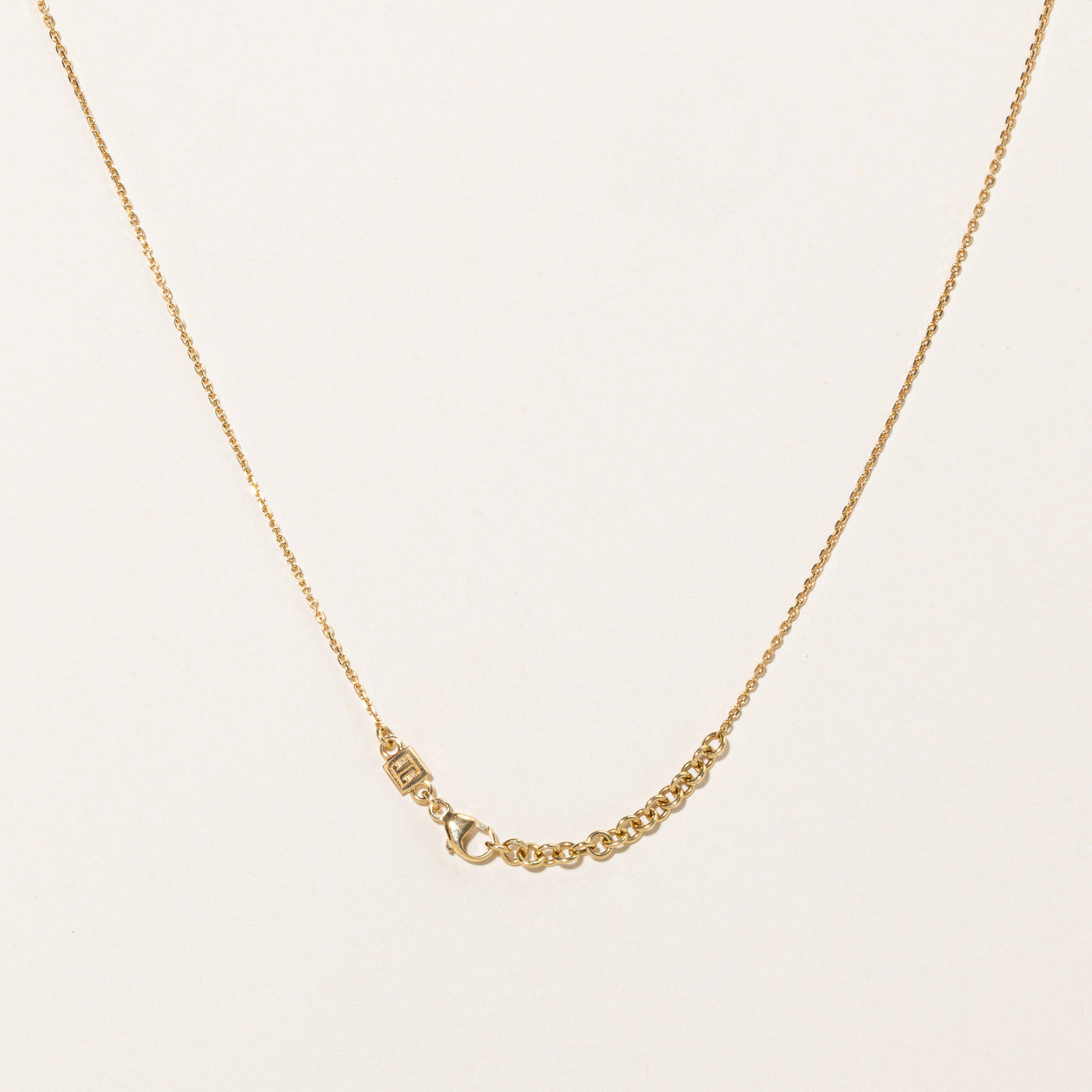 Horseshoe Diamond Pendant & Necklace | 0.01ct | 17.5" |
