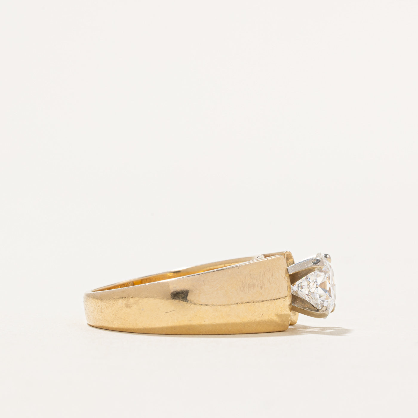 Diamond Engagement Ring | 1.54ct I1 D | SZ 8.75 |