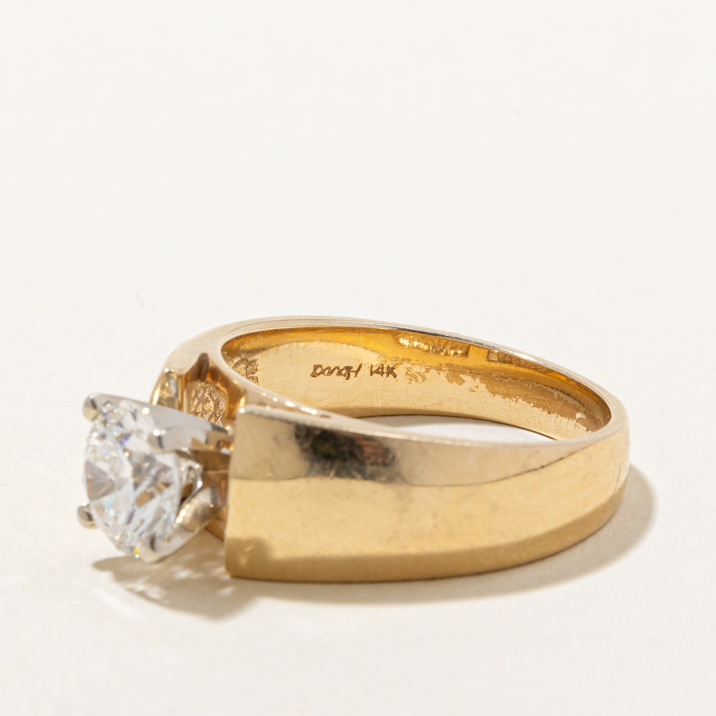 Diamond Engagement Ring | 1.54ct I1 D | SZ 8.75 |