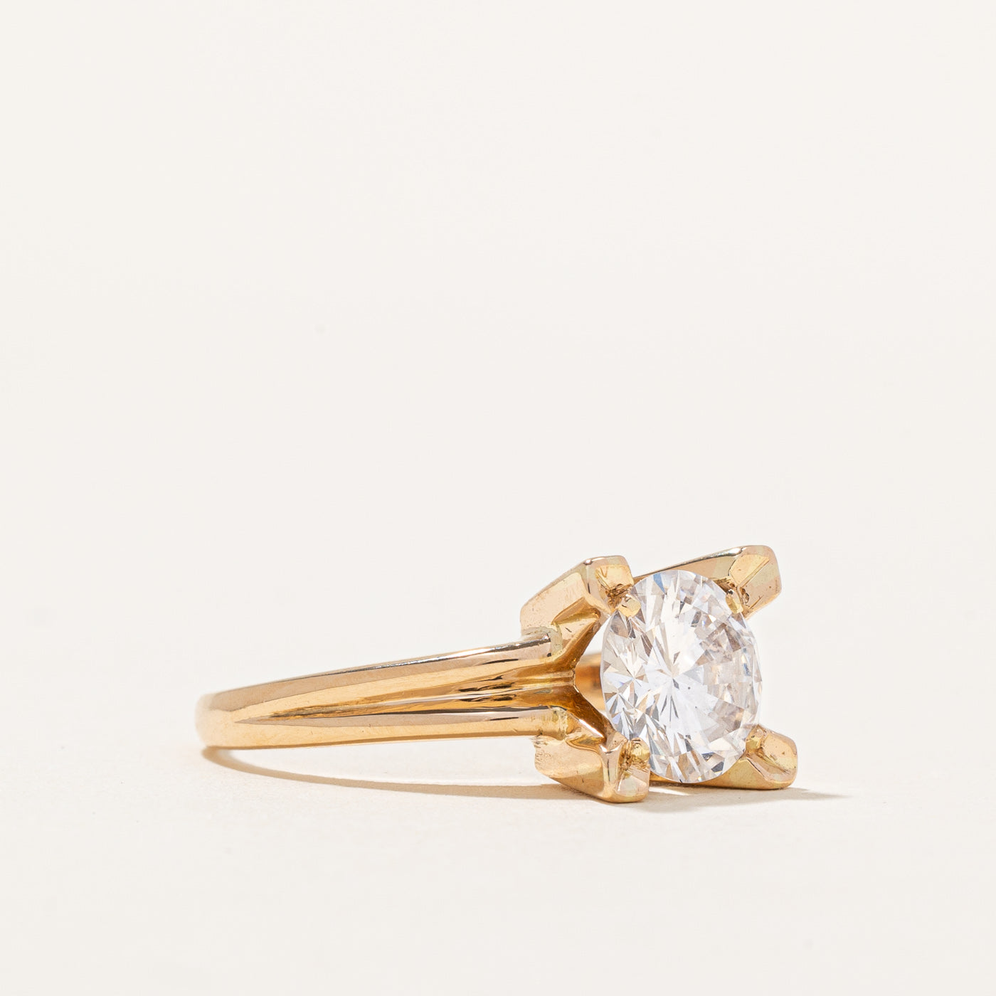 18k Yellow Gold Diamond Ring | 2.01ct SI1 G Ex | SZ 7.75 |