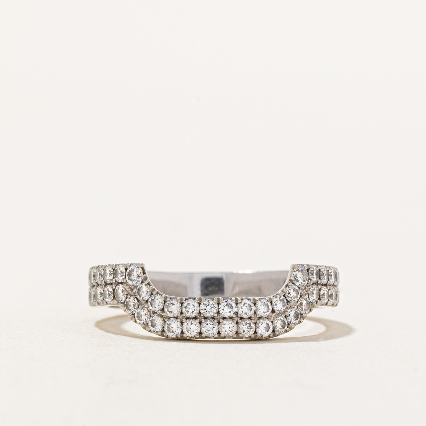 Mark Lash' Diamond Anniversary Contour Ring | 0.85ctw | SZ 6.5 |
