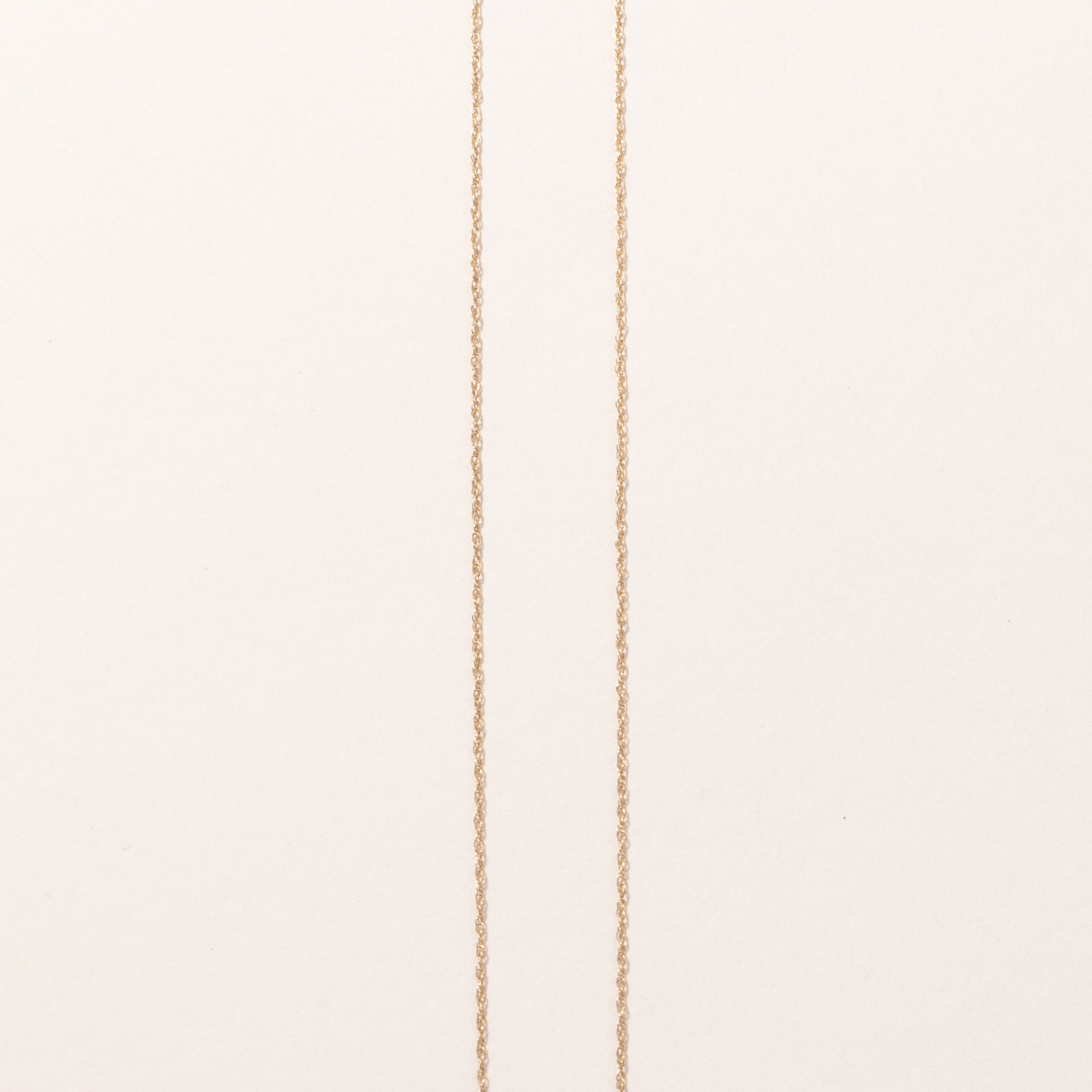 10K Yellow Gold Tanzanite & Diamond Pendant Necklace | 0.63ct, 0.06ctw | 18" |