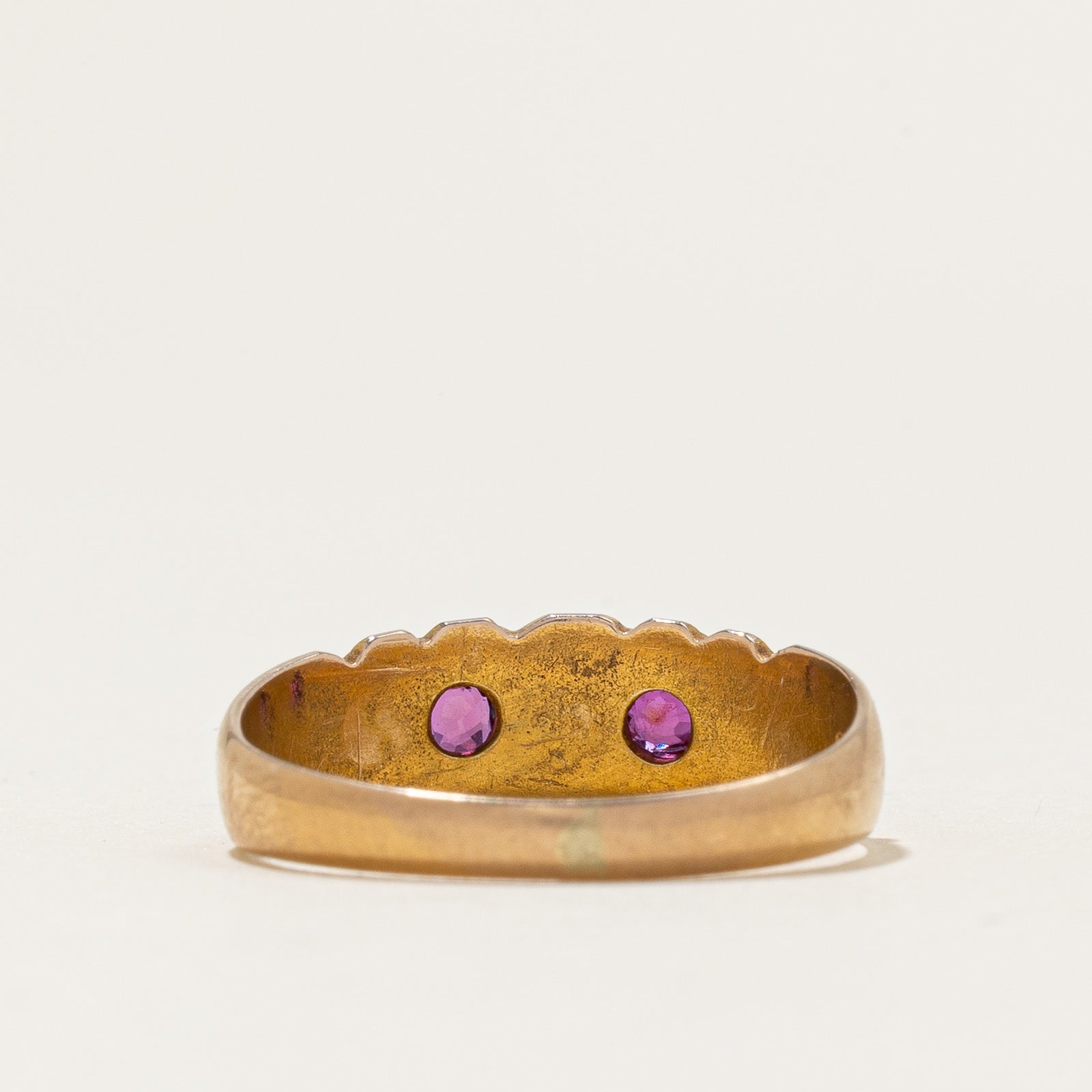 Bague victorienne multi-pierres de Birmingham de 1892 | 0,20 ct au total, 0,10 ct, 2 mm | Taille 5,75 |