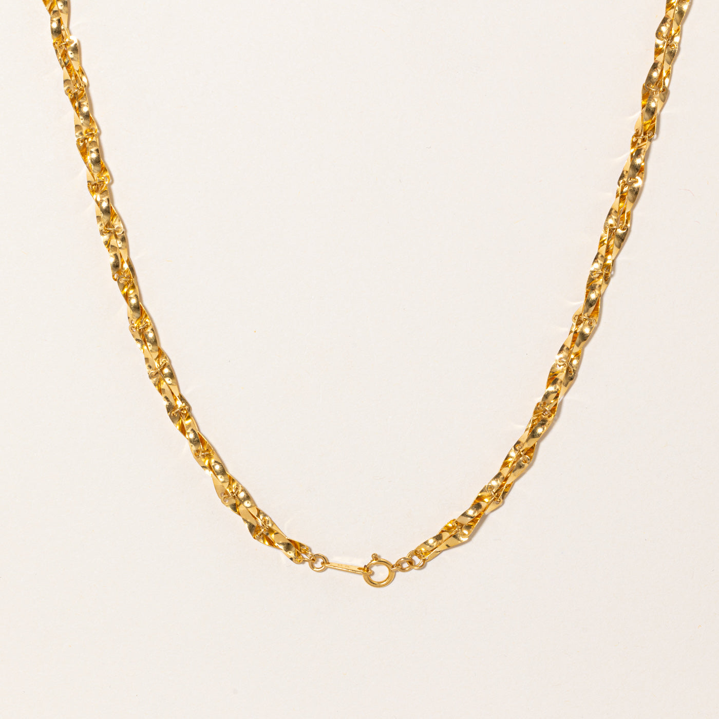 24k Yellow Gold Necklace | 16" |