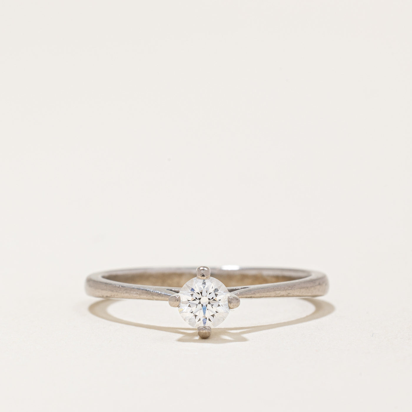 'Birks' Diamond Engagement Ring | 0.30ct VS1 F | SZ 7.75 |