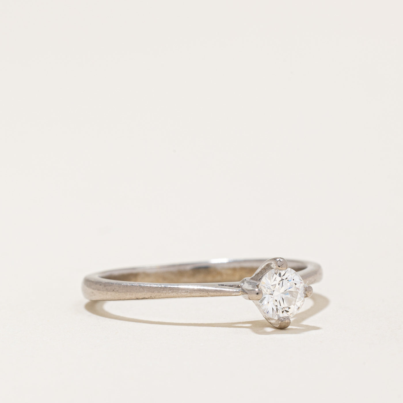 'Birks' Diamond Engagement Ring | 0.30ct VS1 F | SZ 7.75 |